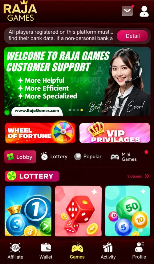 Raja Game online